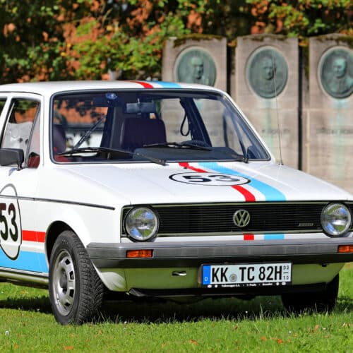 Abbildung Fahrschulauto Golf 1
